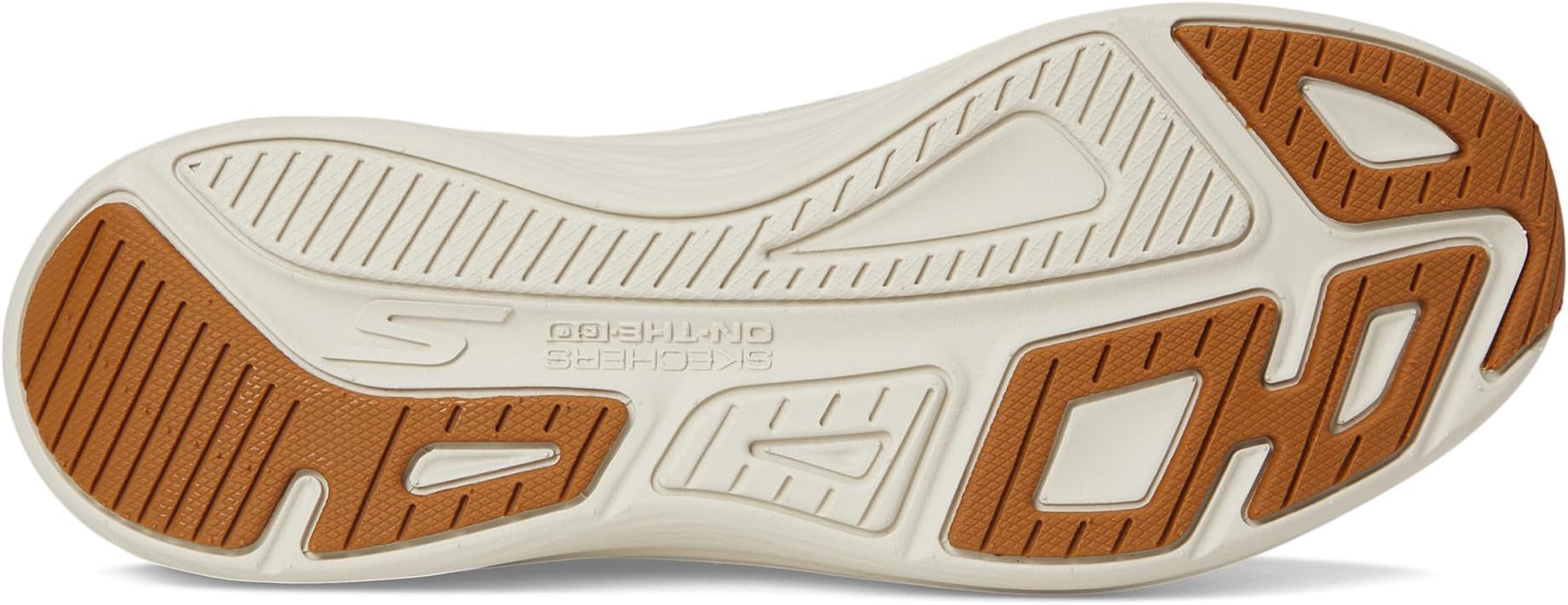 Кроссовки SKECHERS On-the-go Hands Free Slip-ins Max Cushioning Lite Aura - Quinn, Natural — фото 3