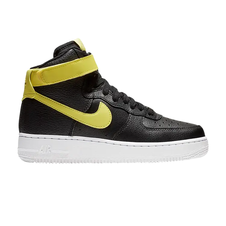 

Кроссовки Nike Wmns Air Force 1 High LE 'Black Yellow Pulse', черный