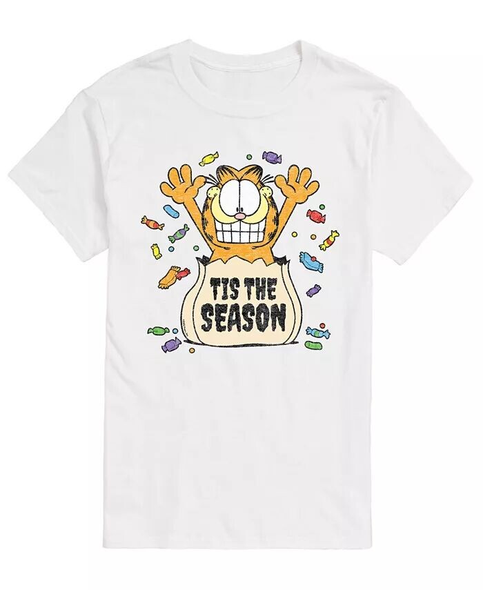 

Мужская футболка Garfield Tis The Season AIRWAVES, белый