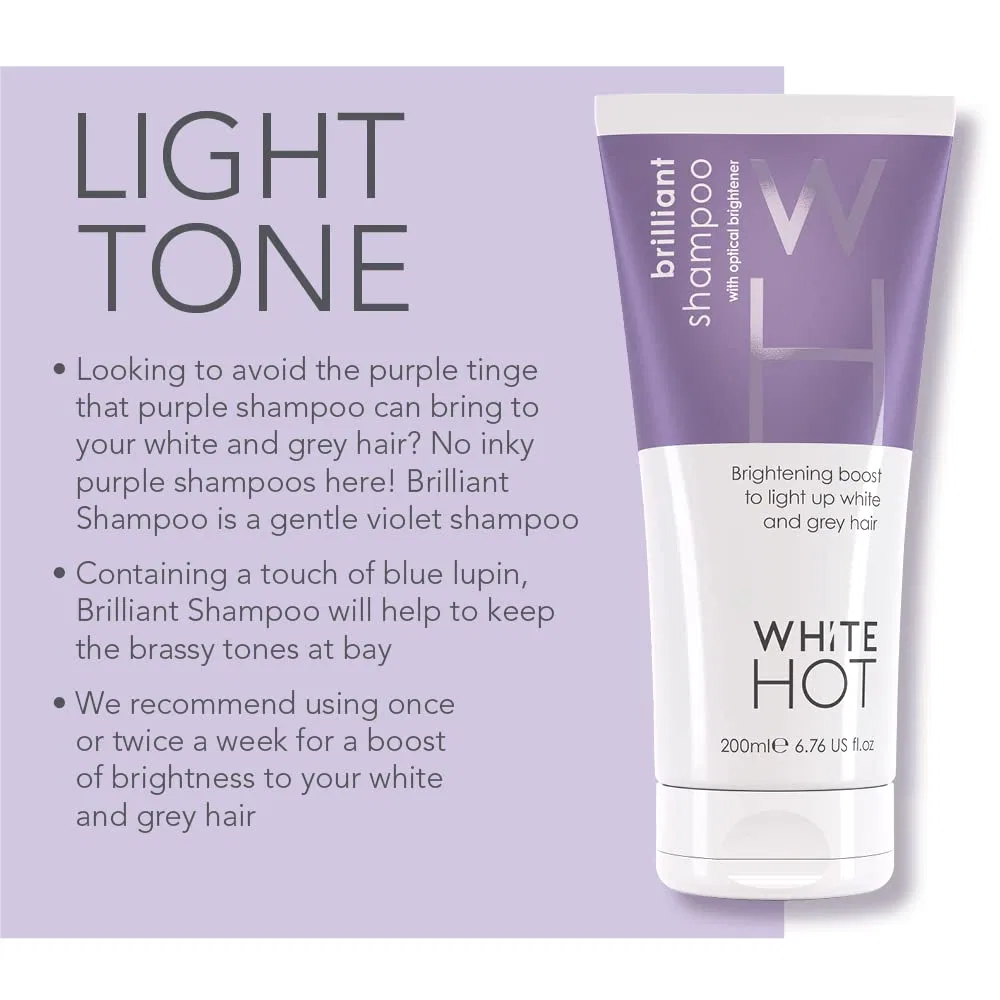 Набор шампуней Cleanse Duo для белых и седых волос White Hot — фото 2
