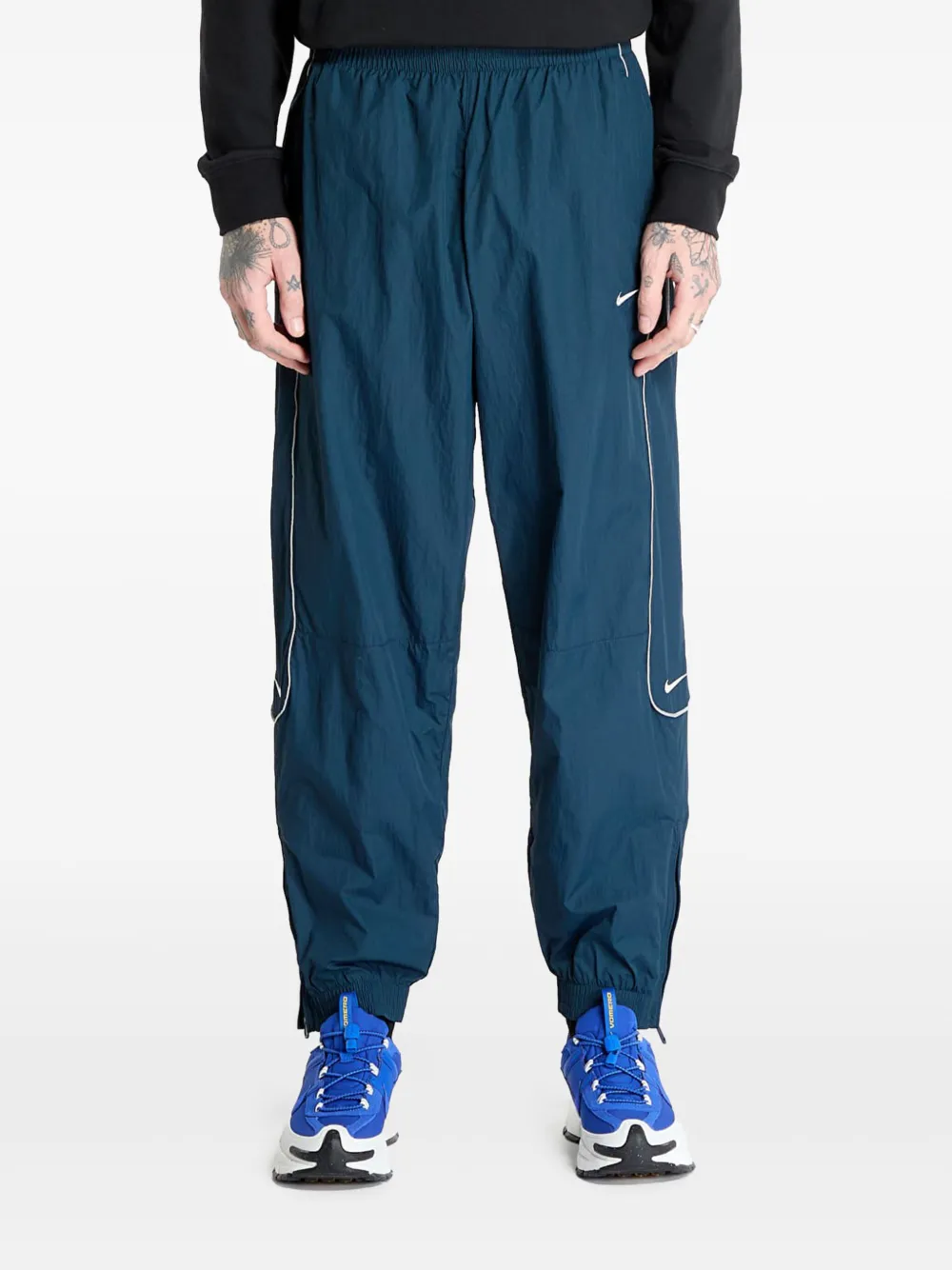 

Спортивные брюки с логотипом Swoosh Nike, синий
