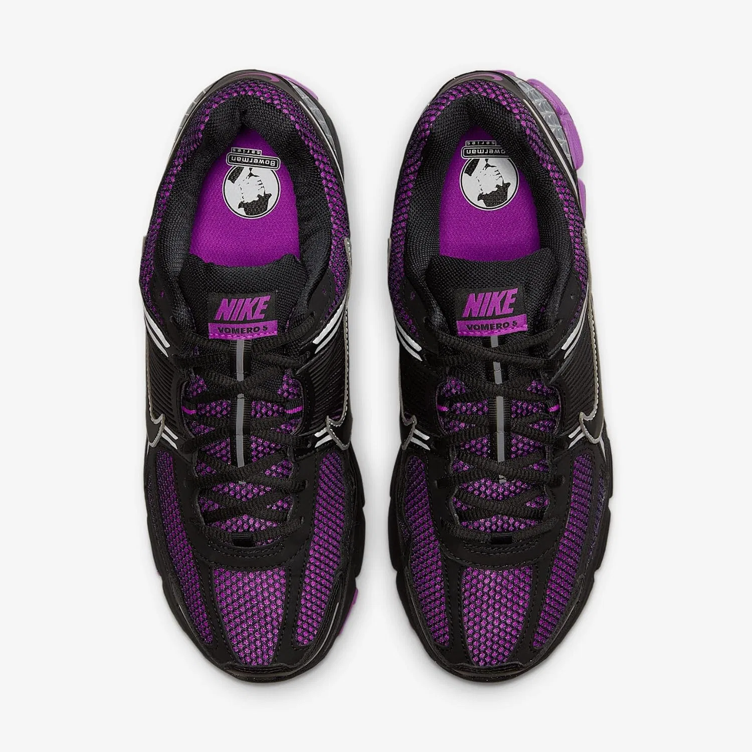 Кроссовки мужские Nike Zoom Vomero 5, Vivid Purple/Metallic Silver/Black — фото 4