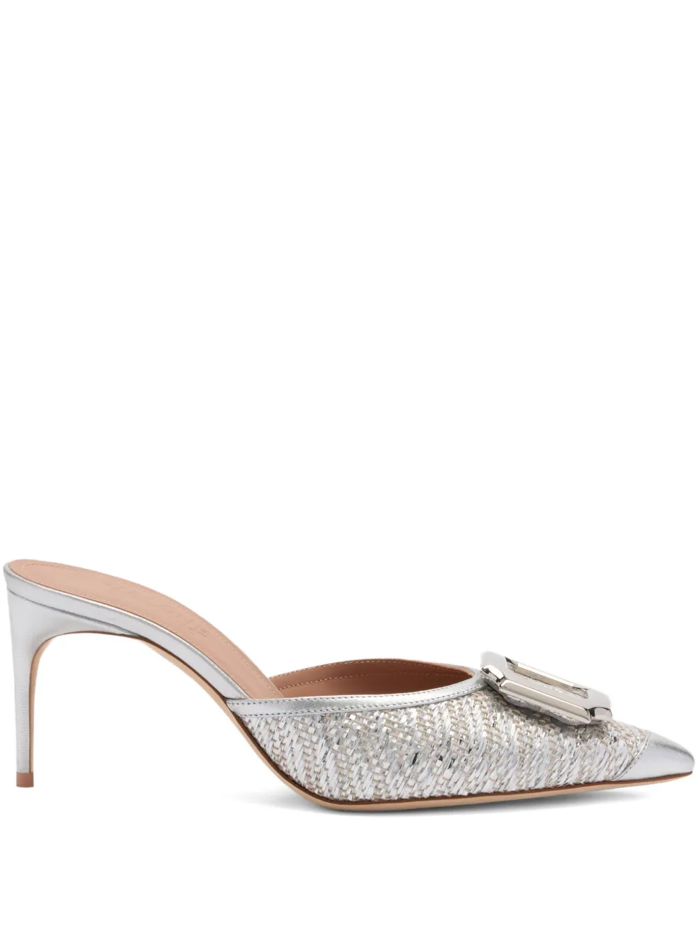 Мюли Mona 70 Malone Souliers, серебяный