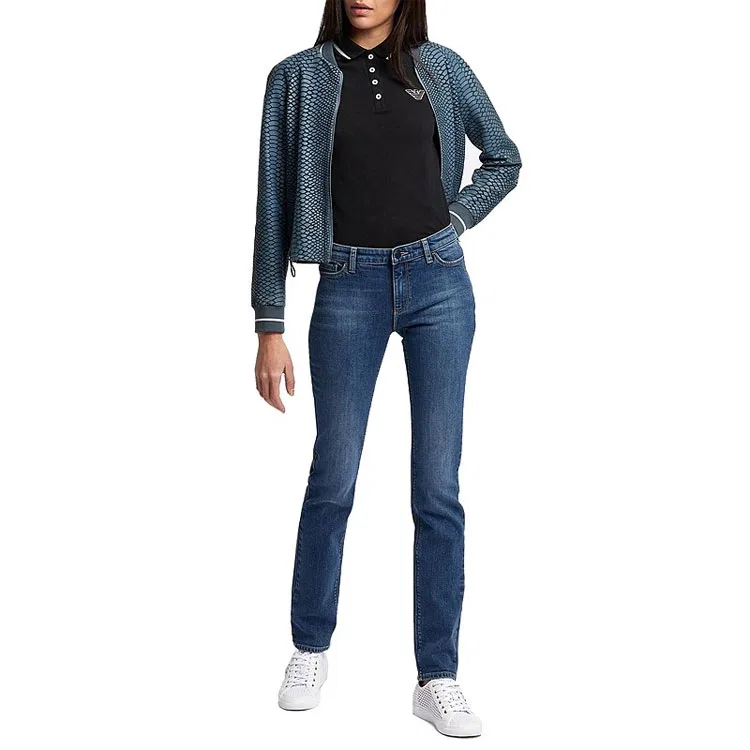 Джинсы Slim Fit Emporio Armani синие — фото 3