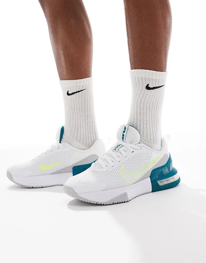 

Кроссовки Nike Training Air Max Alpha 6 белого и синего цветов