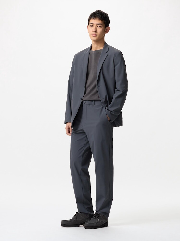 

Ультраэластичные брюки/длинные Uniqlo, серый
