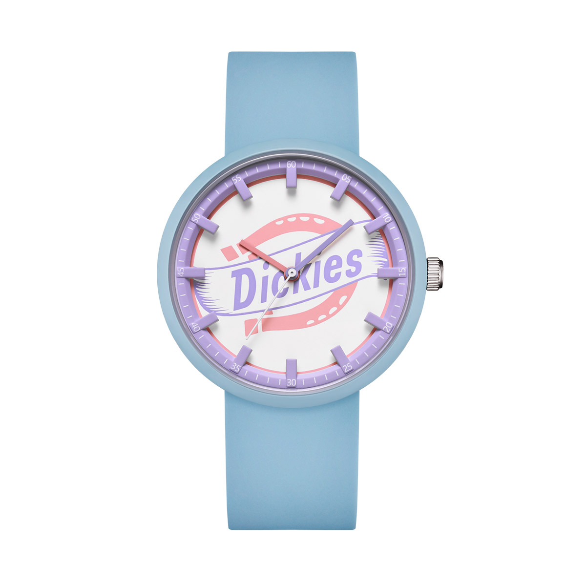 

Dickies Часы Wrist Watch Quartz Movement Silicone Strap 39 White Dial Unisex, 230U60LYXCL-537P2-76SY