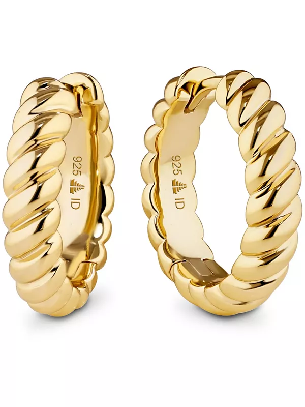 

Серьги-Кольца из позолоченного серебра 925 пробы Devata, gold