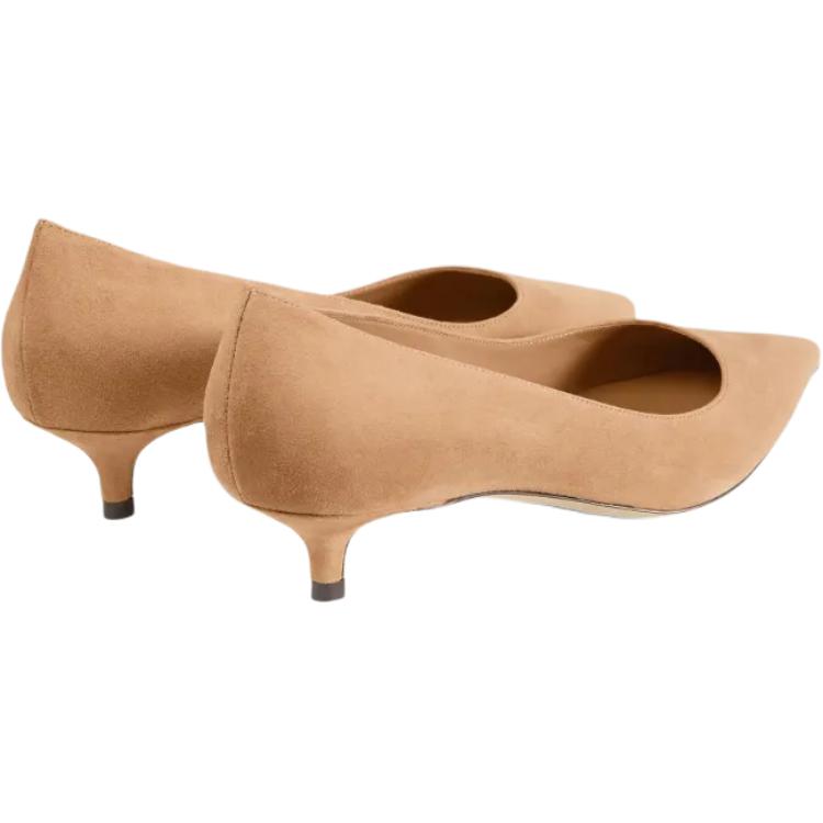Jimmy Choo Амелия Слим Хилл на каблуке 3,5 см женские коричневые, цвет Brown — фото 4