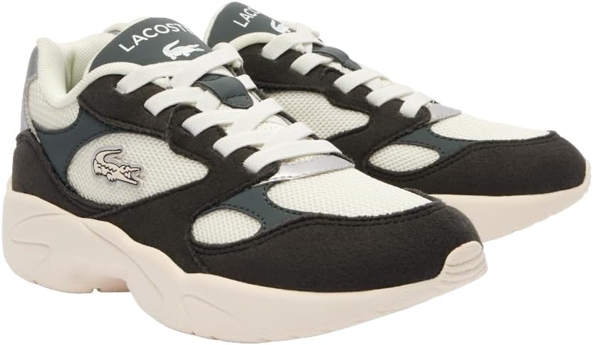 Кроссовки Lacoste для детей и подростков, унисекс, модель Storm, Dark Baobab/Dark Baobab/Mother of Pearl