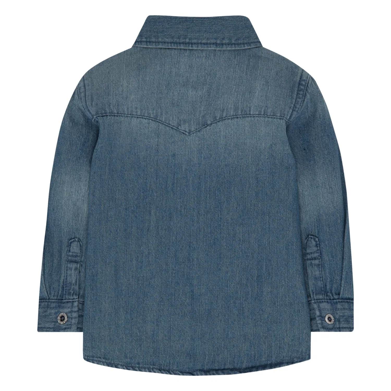 Рубашка на пуговицах стандартного кроя Levi'S Kids, Blue Denim — фото 2