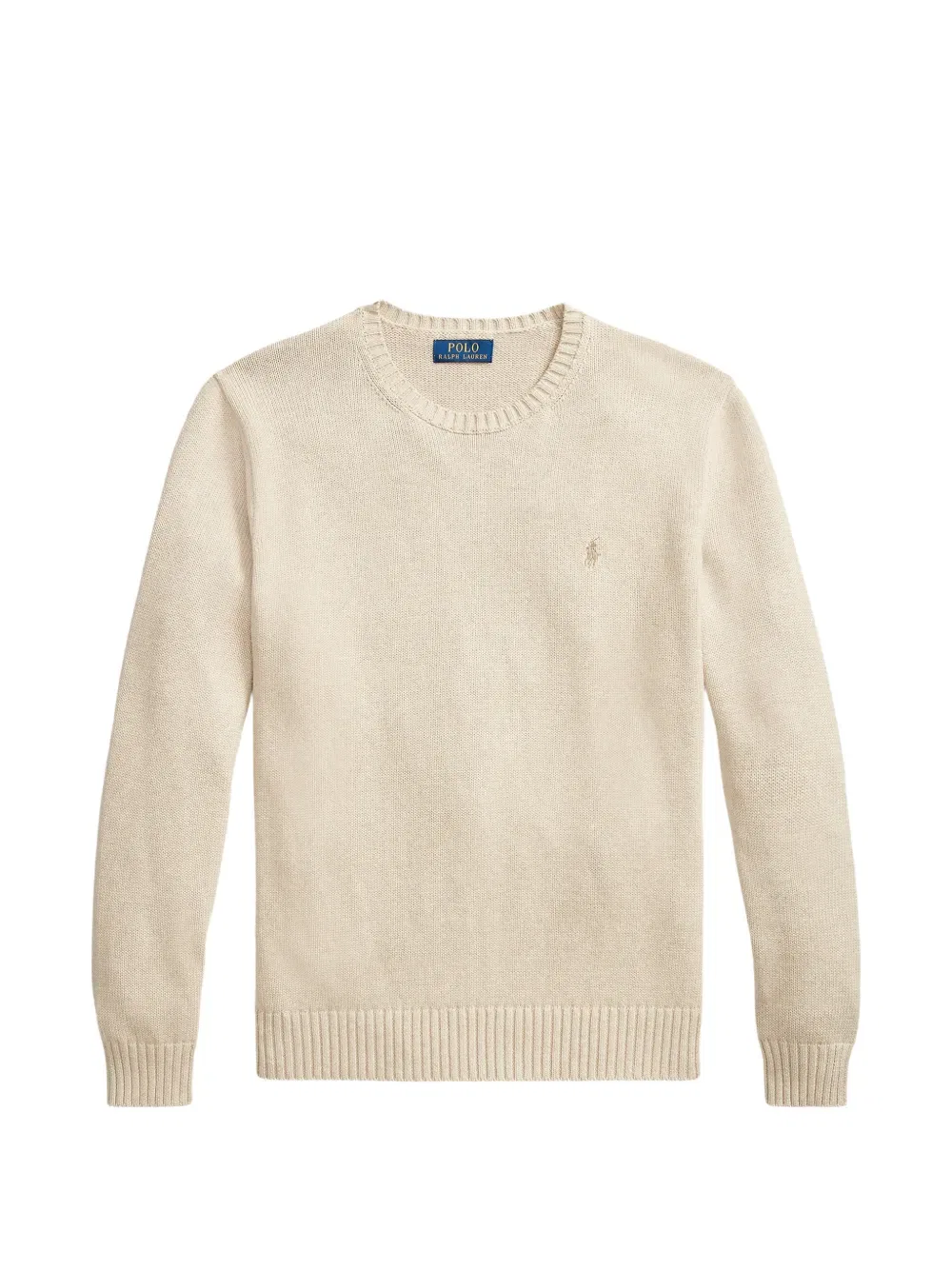 Вязаный свитер в рубчик Polo Ralph Lauren, нейтральный