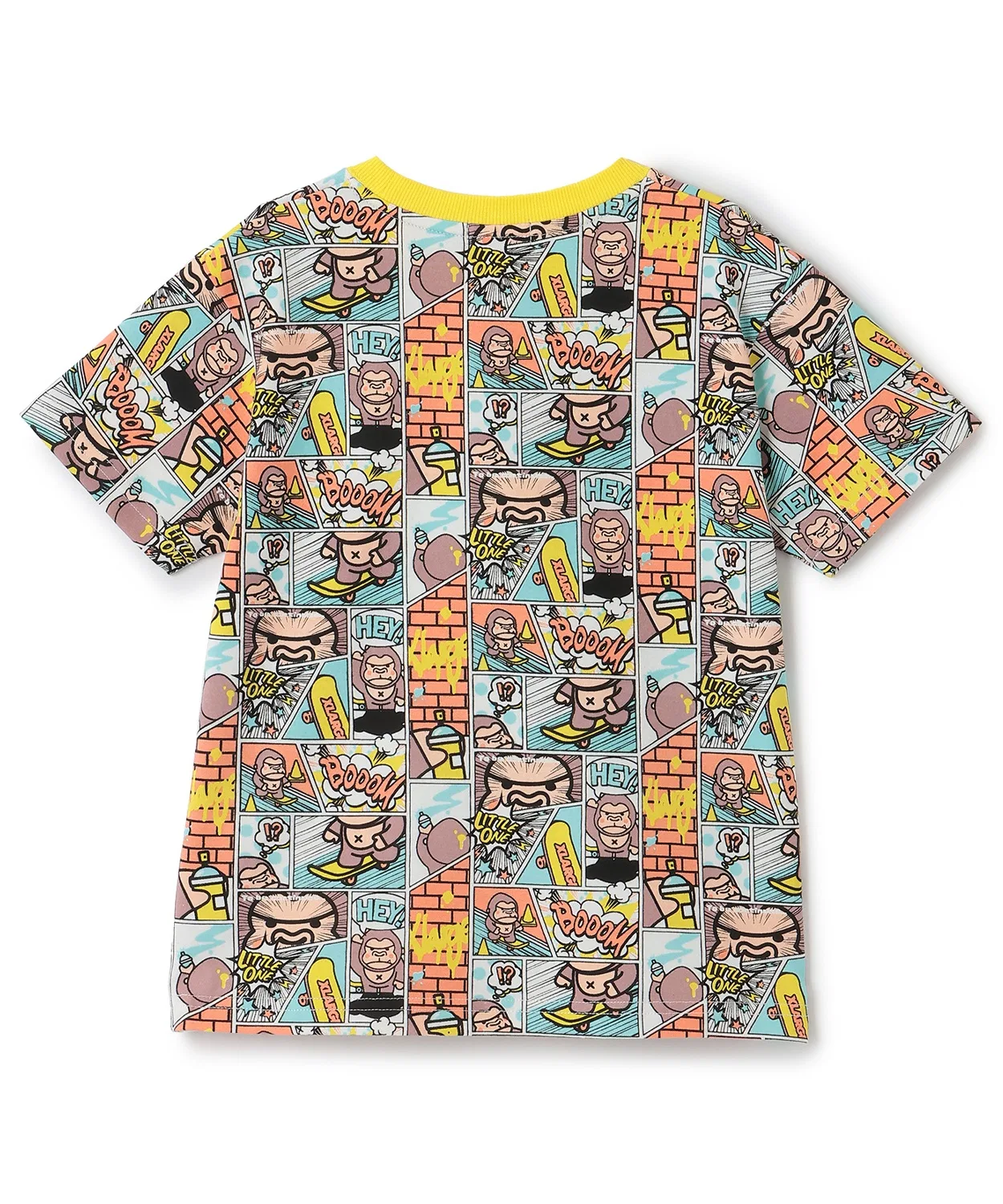 Детская футболка с забавным комикс-гориллой XLARGE KIDS синяя — фото 2