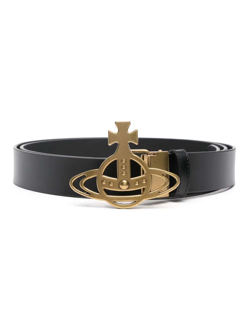 

Ремень с пряжкой Orb Vivienne Westwood, черный