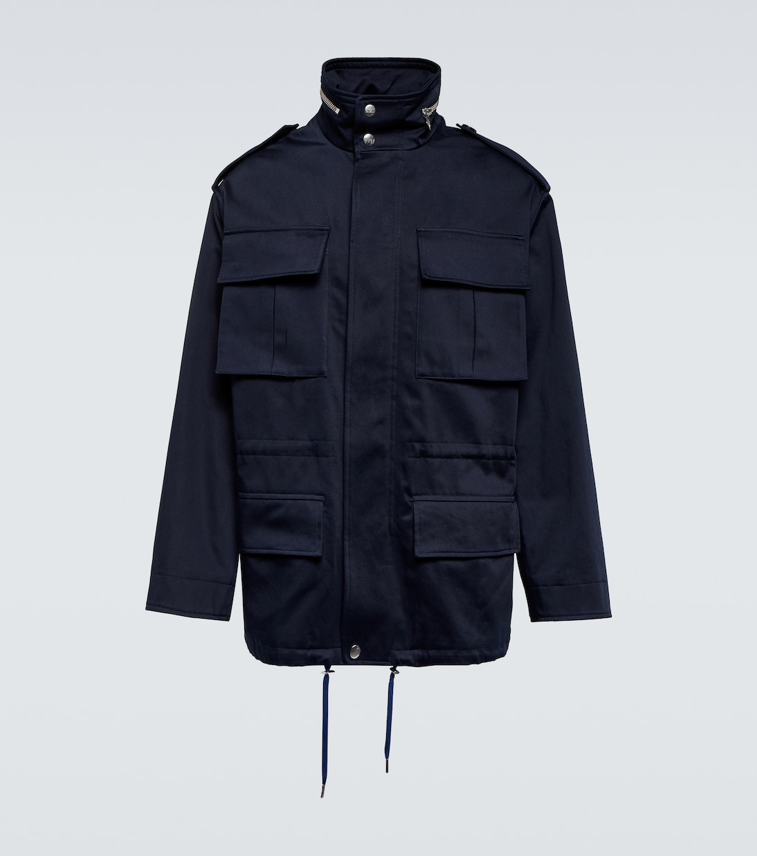 

Хлопковая куртка Ami Paris, Nautic Blue