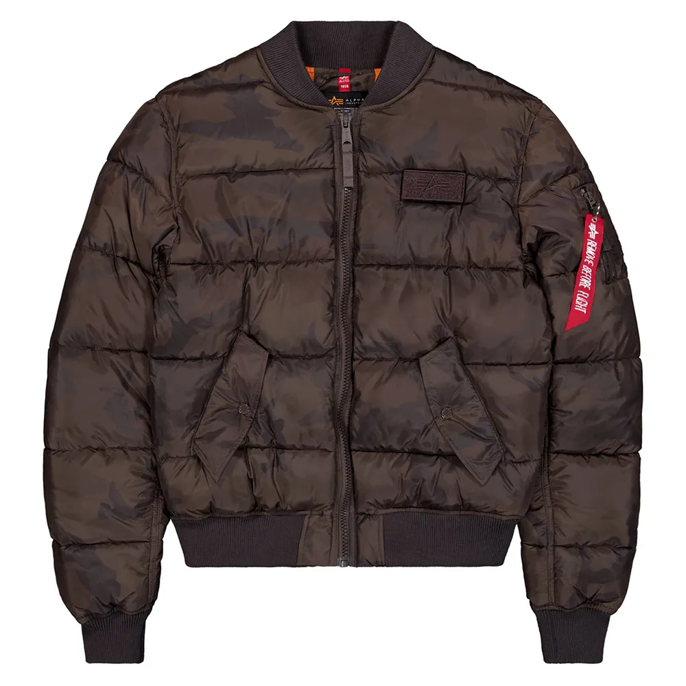 

Куртка Alpha Industries Ma-1 Camo bomber, коричневый