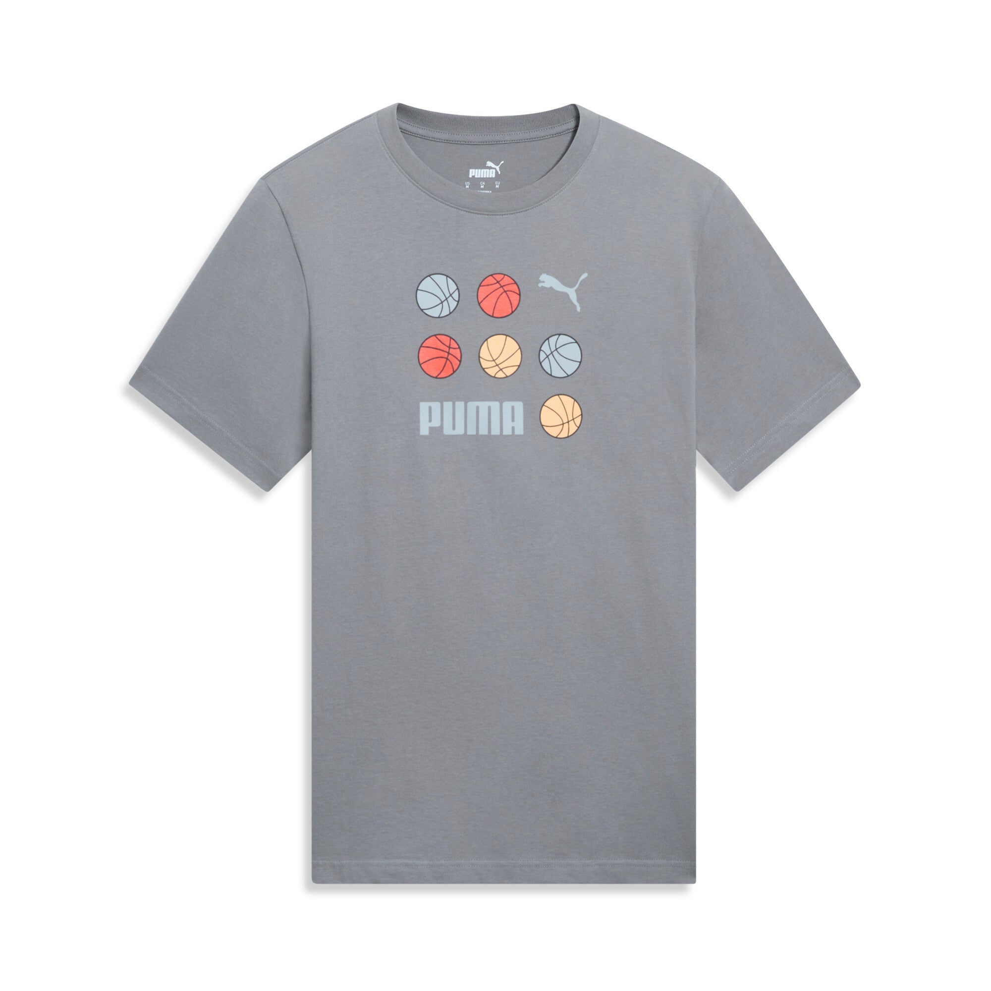

Футболка PUMA мужская GRAPHICS BBall, цвет cast iron