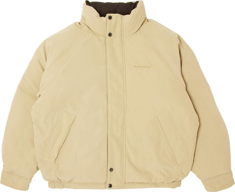 

Куртка Supreme Reversible Down Puffer 'Tan', загар