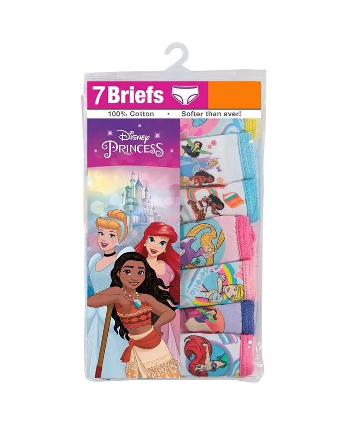 Нижнее белье для больших девочек Princess Big Girls, 7 шт. в упаковке Disney, мультиколор — фото 2