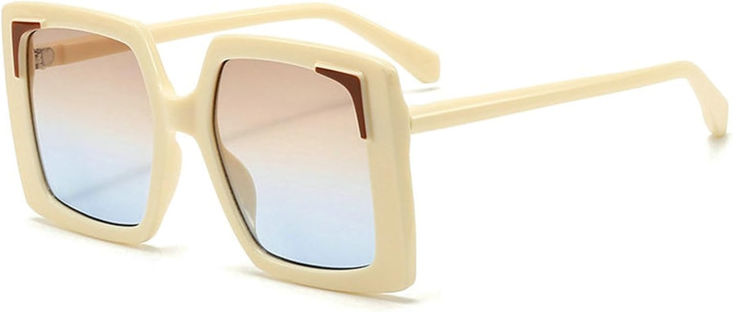 

Винтажные солнцезащитные очки Helena большого размера, квадратной формы, для женщин и мужчин, в стиле ретро Y2K, с большими оправами, дизайнерские, класса люкс, с защитой от УФ-излучения UV400, C4