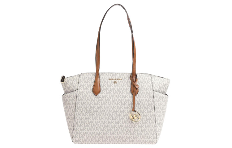 

Женская сумка через плечо из сафьяновой кожи светло-умбра MICHAEL KORS