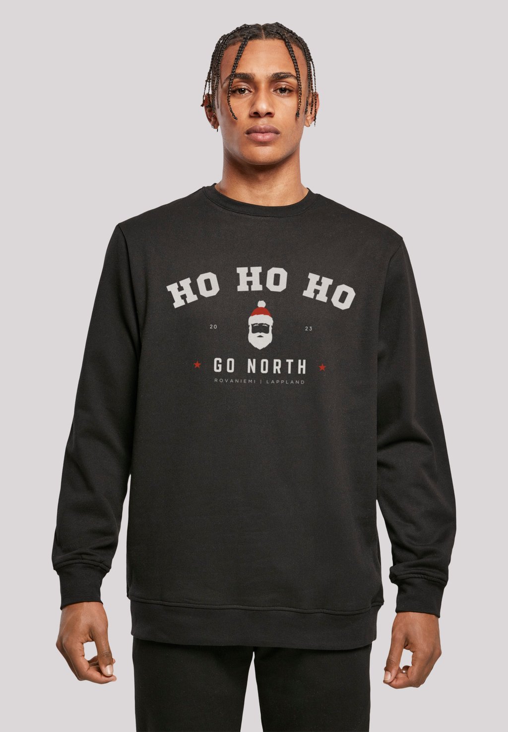 

Толстовка HO HO HO SANTA CLAUS WEIHNACHTEN F4NT4STIC, черный