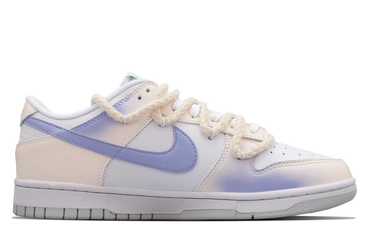 

Кроссовки Nike Dunk Skateboarding Shoes Women's Low-top White, цвет Star-mist macarons