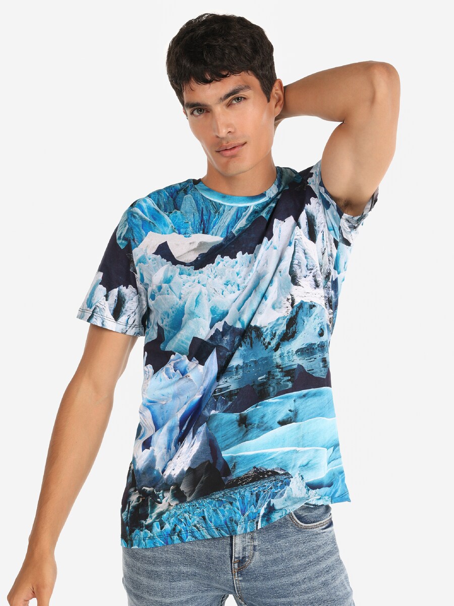 

Рубашка Colin's, цвет Sky blue/Dark blue