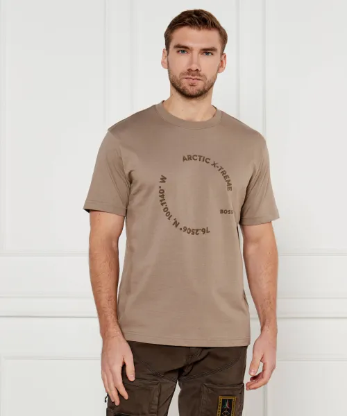 

Футболка 2 Relaxed fit Boss Green, бежевый