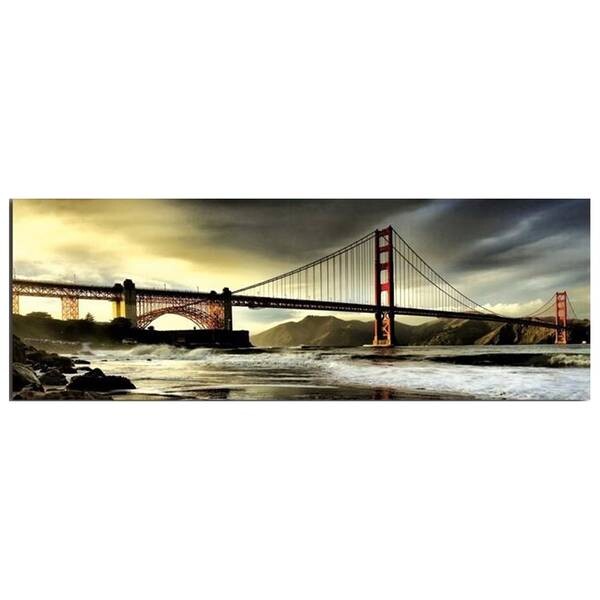 

Картина на холсте LegendArte Brücke über den Fluss, многоцветный