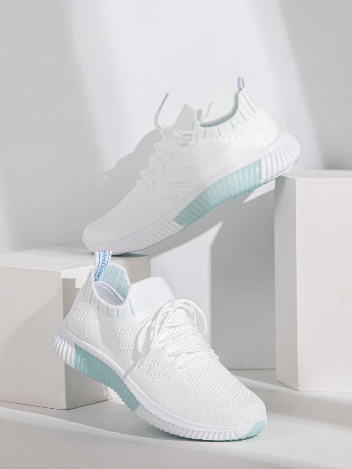 

Весенне-осенние повседневные модные женские уличные кроссовки на шнуровке, белый