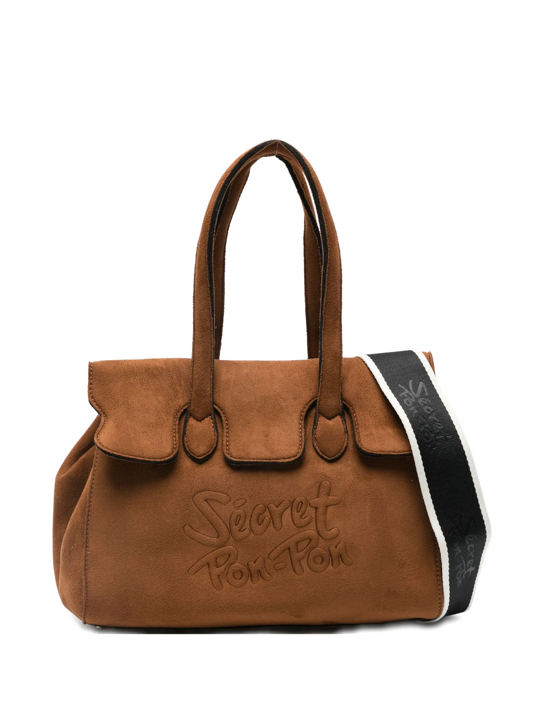 

Сумка-тоут Monica среднего размера Secret Pon Pon, коричневый