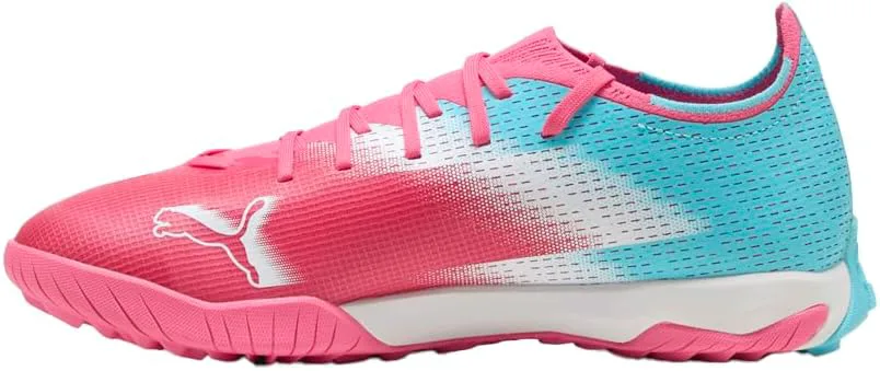 Футбольные бутсы-кроссовки PUMA Ultra Match Turf для мужчин, синий/розовый/розовый — фото 3