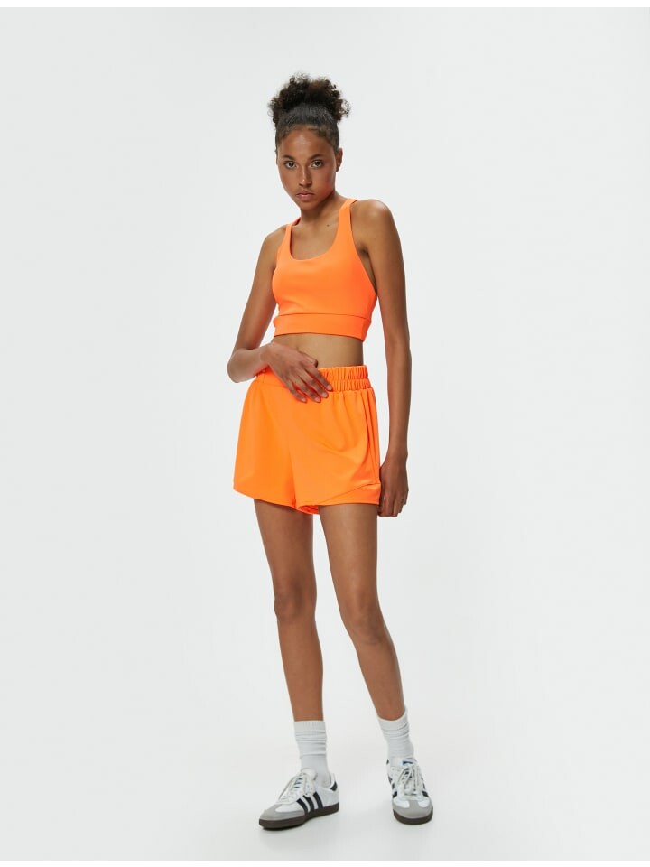 

Спортивные бюстгальтер KOTON, цвет neon orange