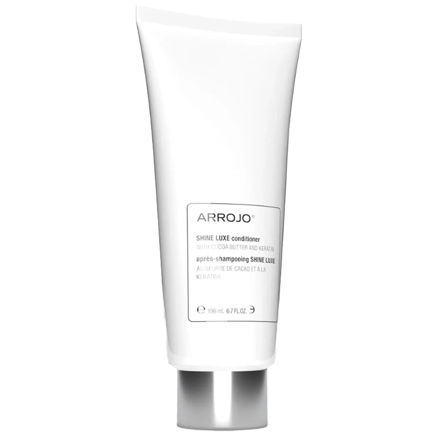 ARROJO Shine Luxe кондиционер для волос - без парабенов и сульфатов, увлажняющий, для блеска и жизненной силы, с кератином, для мужчин и женщин 198 мл (.)