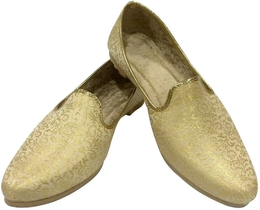 Мокасины, кремовый, Shoe Bazar, Punjabi Jutti, Cream — фото 3