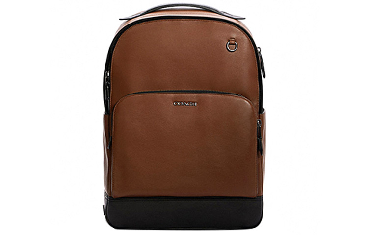

Кожаный рюкзак Graham из коровьей кожи Coach для мужчин, коричневый