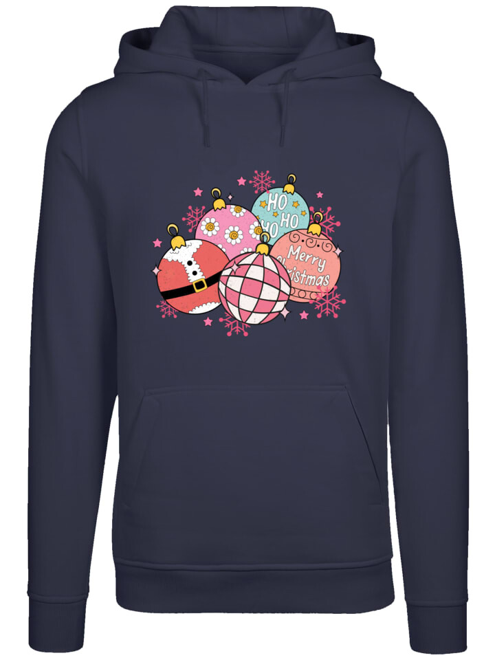 

Пуловер F4NT4STIC Hoodie Pink Cute Christmas Tree Balls, цвет marineblau