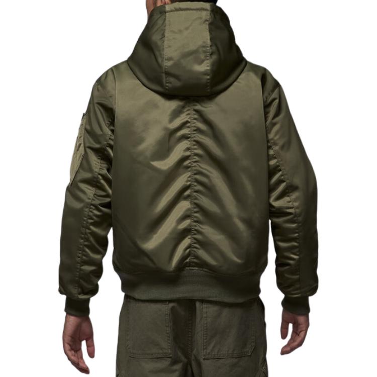 

Пуховик Flight Therma Fit мужской Jordan, оливковый/оранжевый/черный