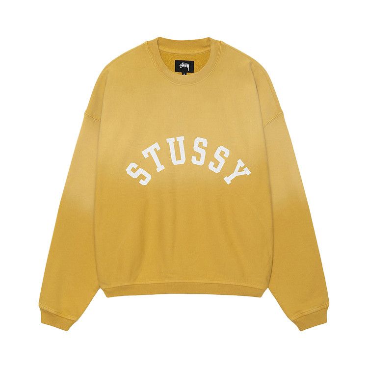 

Свитер Stussy Sun Faded Oversized Crew, Yellow