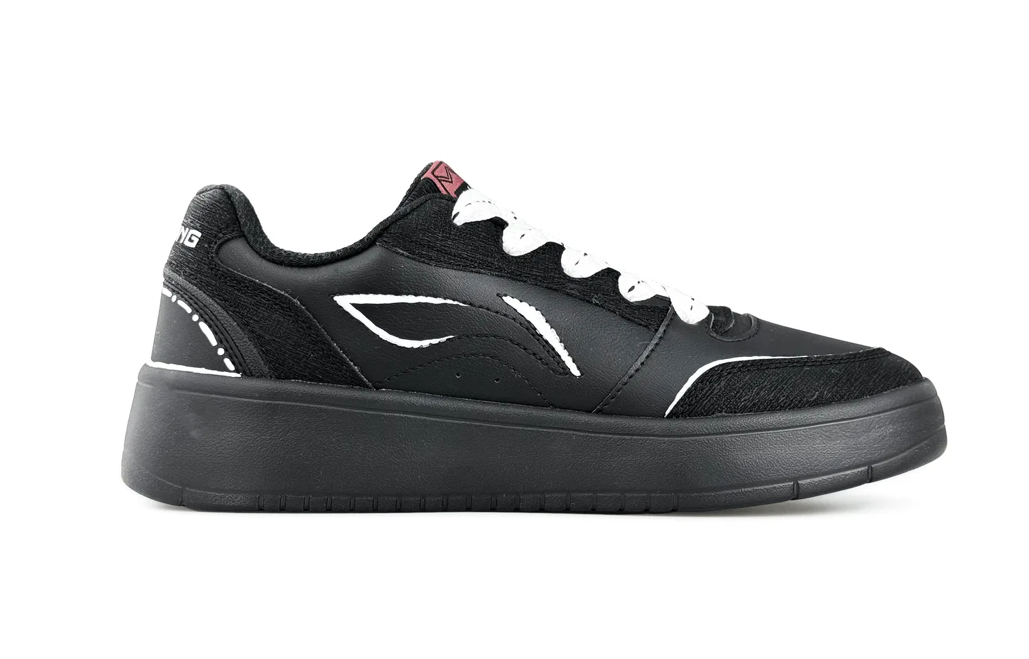 Кроссовки скейтбордические низкие Li-Ning Sycee V3 черные — фото 3