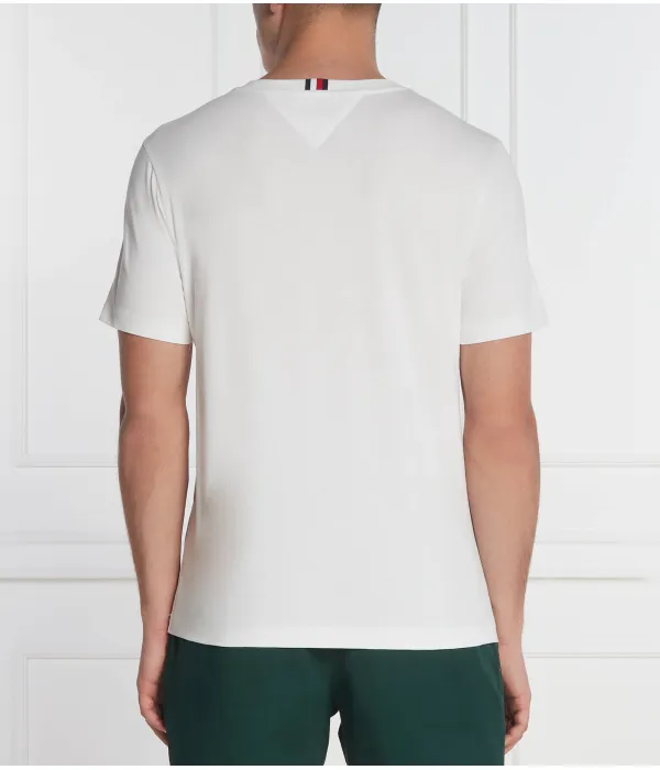 Футболка с монограммой imd tee Regular fit Tommy Hilfiger, белый — фото 4