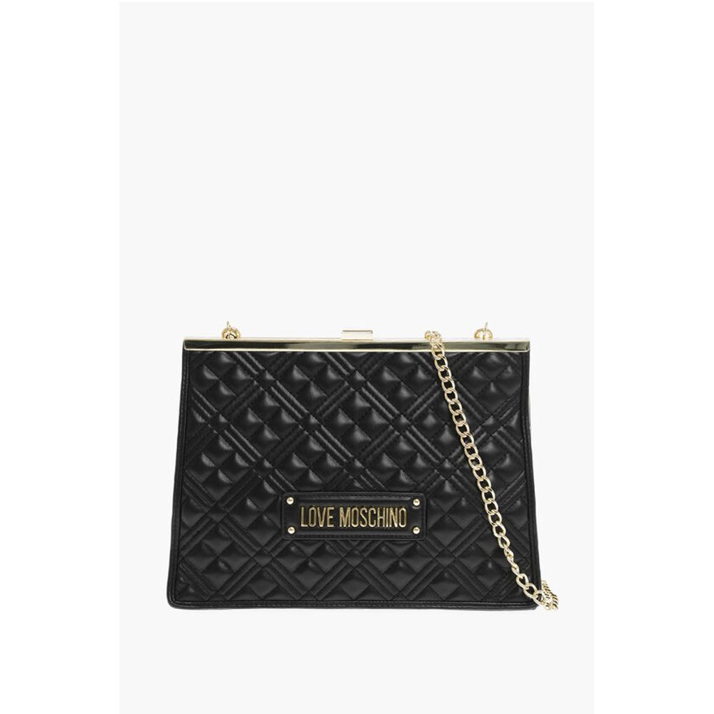 

Черная полиэтиленовая сумка через плечо Moschino, Black