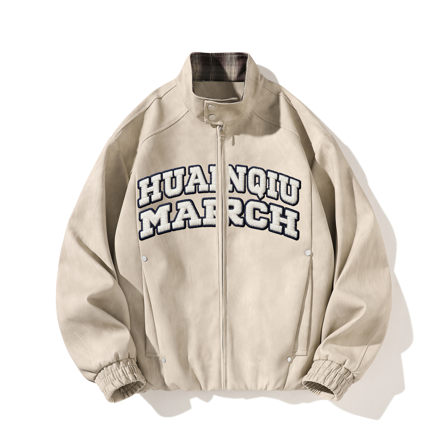 

Куртка Unisex Stand Collar Moderate HUANQIU, хаки