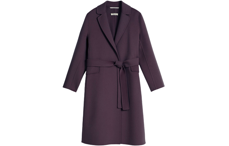 

'S MAX MARA Пальто женское European Plum Lapel Moderate