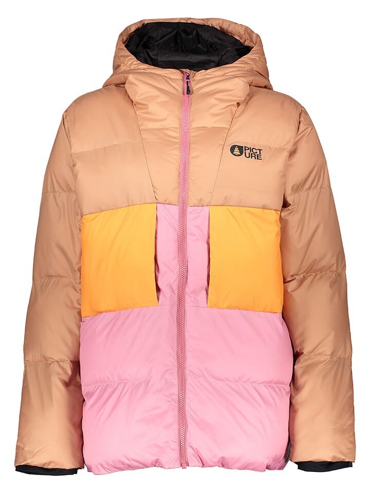 

Пуховик PICTURE Winterjacke Skarary, цвет Hellbraun/Gelb/Rosa
