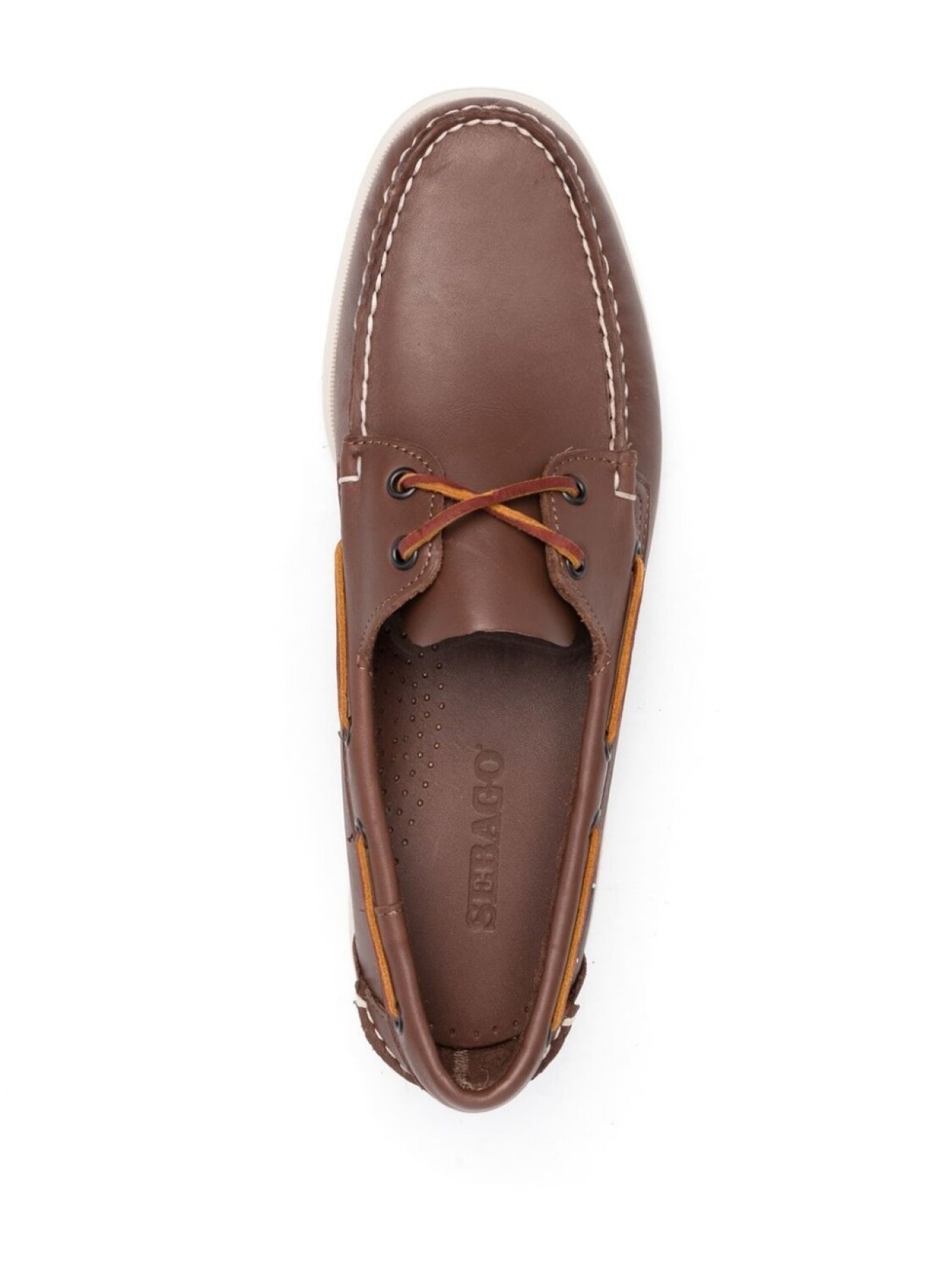 Sebago топсайдеры со шнуровкой, коричневый — фото 4