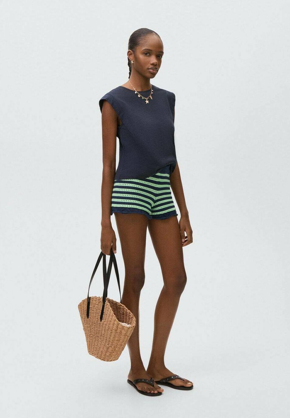 

Шорты Mango Kids, цвет Marineblauw