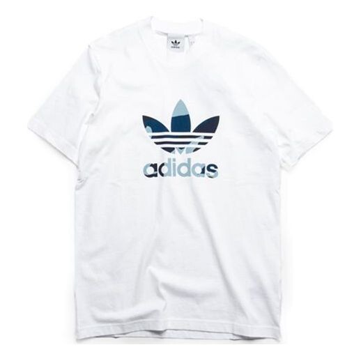

Футболка originals camouflage logo printing short sleeve white Adidas, белый