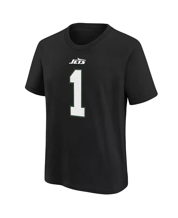 Черная футболка с именем и номером игрока Big Boys and Girls Ahmad Sauce Gardner New York Jets Nike, черный — фото 3